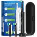 Smart Wireless Charging Electric Toothbrush - 2 Heads, 3 Modes And 2 Min Timer, Rechargeable Powered Toothbrushes Compatible With Oral B Brush Head_voghion.com