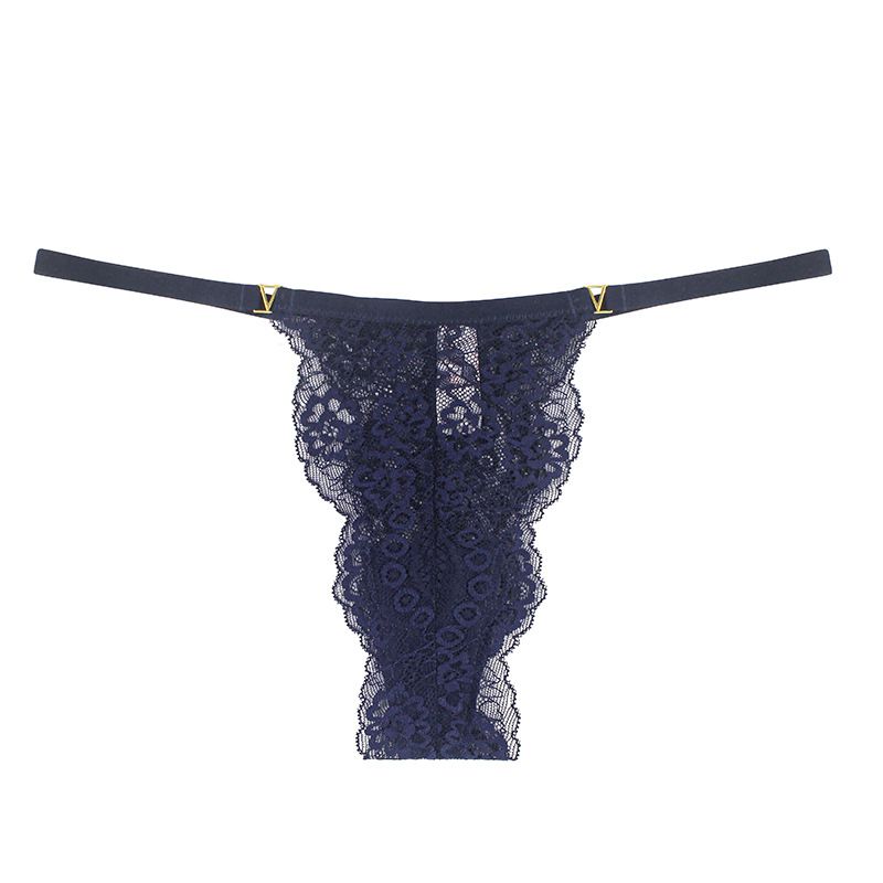 color thin strap seamless sexy thong seamless low waist comfortable hollow transparent lace panties_voghion.com