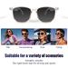 GS03 Smart Sunglasses - Polarized UV Protection Bluetooth Glasses With Anti-Blue Light, Music & Calls, Interchangeable Lenses,_voghion.com