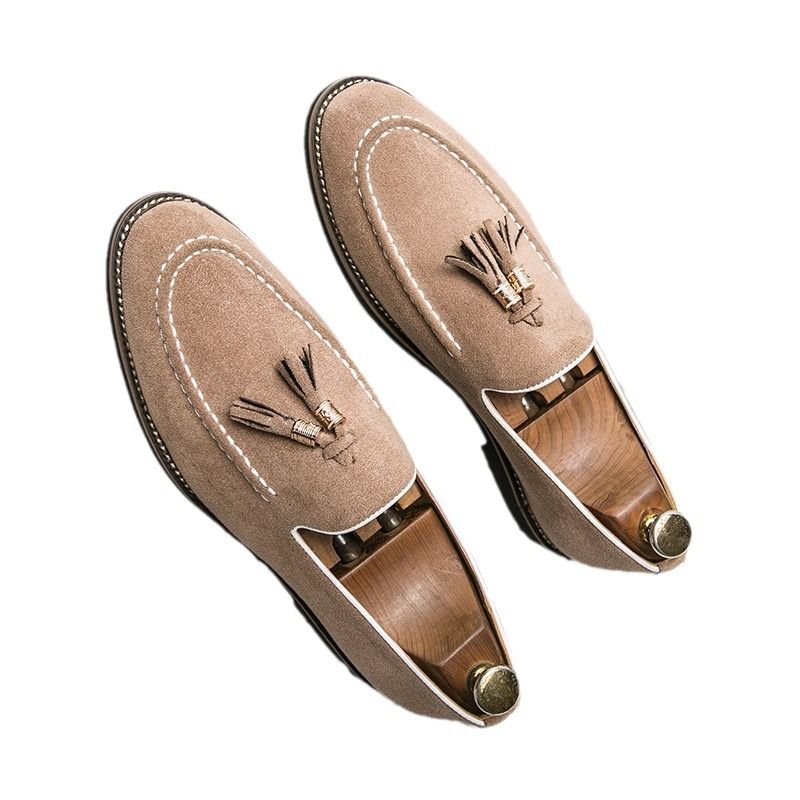 Unschlagbare Qualität Herren Kleines Leder 47 Trendy One Step Lazy British Business Leisure Flow Suarefu Schuhe Große Größe 46_voghion.com