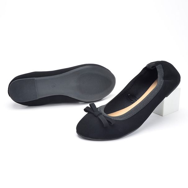 New round head soft sole curved shoes_voghion.com