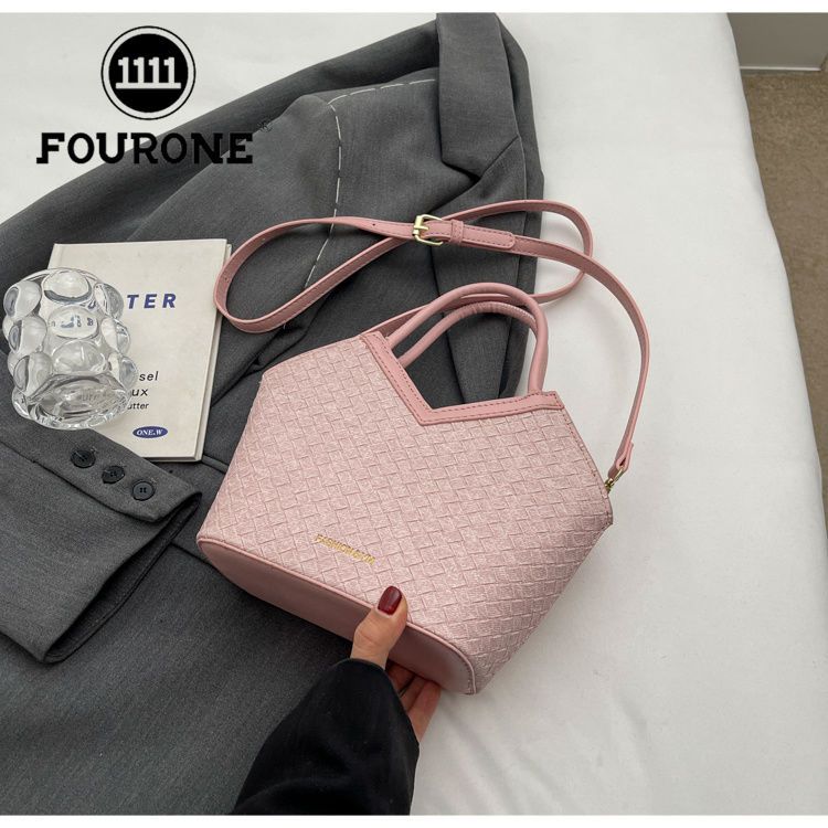 FOUR ONE borsa a tracolla da donna di alta qualità, nuova moda coreana, borsa a secchiello a mano famosa su Internet_voghion.com