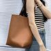 The Bucket Row Genuine Large Capacity Bag Soft Leather High-end Commuter Tote Women's Shoulder Handbag_voghion.com