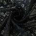 French Lace Voile Curtains – Black Sheer Polyester Drapes With Intricate Floral Embroidery – Elegant Window Sheers For Living Room_voghion.com