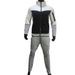 Spring 2026 European-USA Style Fashion Tracksuits Men Long Sleeve Splicing Zipper Hooded Sweatshirts + Lace-Up Sweatpants 2 Piece Casual Sport Sets_voghion.com