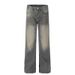 Herrenbekleidung Faded Bootcut Straight Wide Leg Casual Jeans für Herren_voghion.com