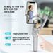 Three-axis Stabilizer, Mobile Phone Gimbal Follow-up Artifact AI Face Live Broadcast Bracket, Anti-shake Selfie Stick Stabilizer_voghion.com