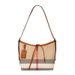 Fashion Casual Bucket 2024 Autumn New Patchwork High-end Plaid Shoulder Underarm Bag_voghion.com