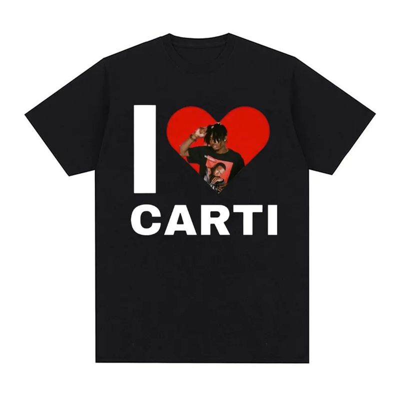 I Love Playboi Carti Rapper Graphic Tshirt Men Women Harajuku Y2k Short Sleeve T-shirt Male Hip Hop Oversized T Shirt Streetwear._voghion.com