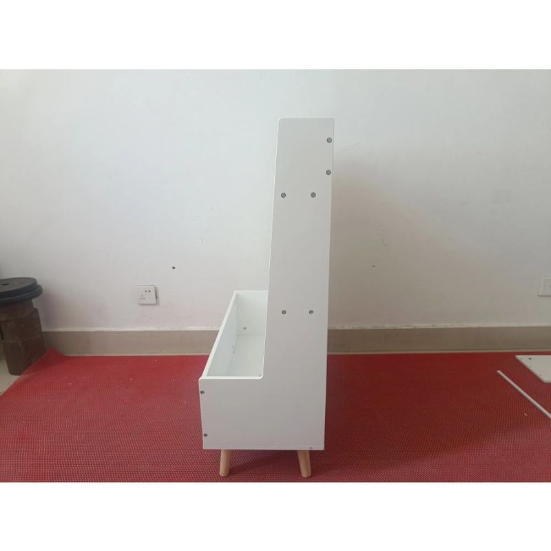 Bookshelf Rack Book And Storage Toy White Organizer Magazine Cabinet Book Organizer_voghion.com