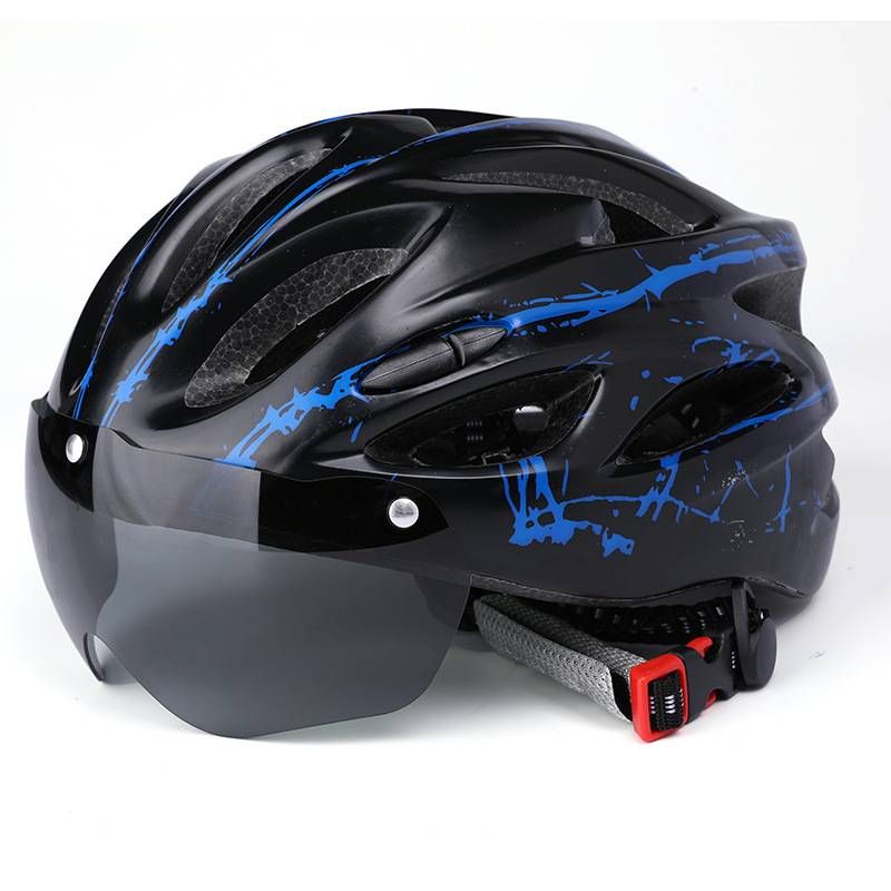 Cool alien style riding helmet integrated shape men's and women's mountain road bicycle helmet riding equipment magnetic_voghion.com
