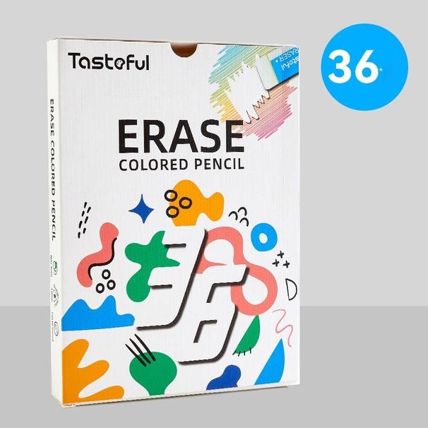 36-Color Erasable Wooden Hexagonal Colored Pencils For Kids & Students - Non-Toxic, Smooth Drawing, Ideal For Sketching & Doodling_voghion.com