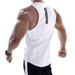 Camiseta de entrenamiento transpirable de algodón puro para hombre de Muscle Brother._voghion.com