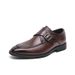 Unbeatable Quality Large Size Men's 2024 Spring And Autumn New Low Top Horse Collar Buckle Le Fu English Foot Stomping Leather Shoes_voghion.com