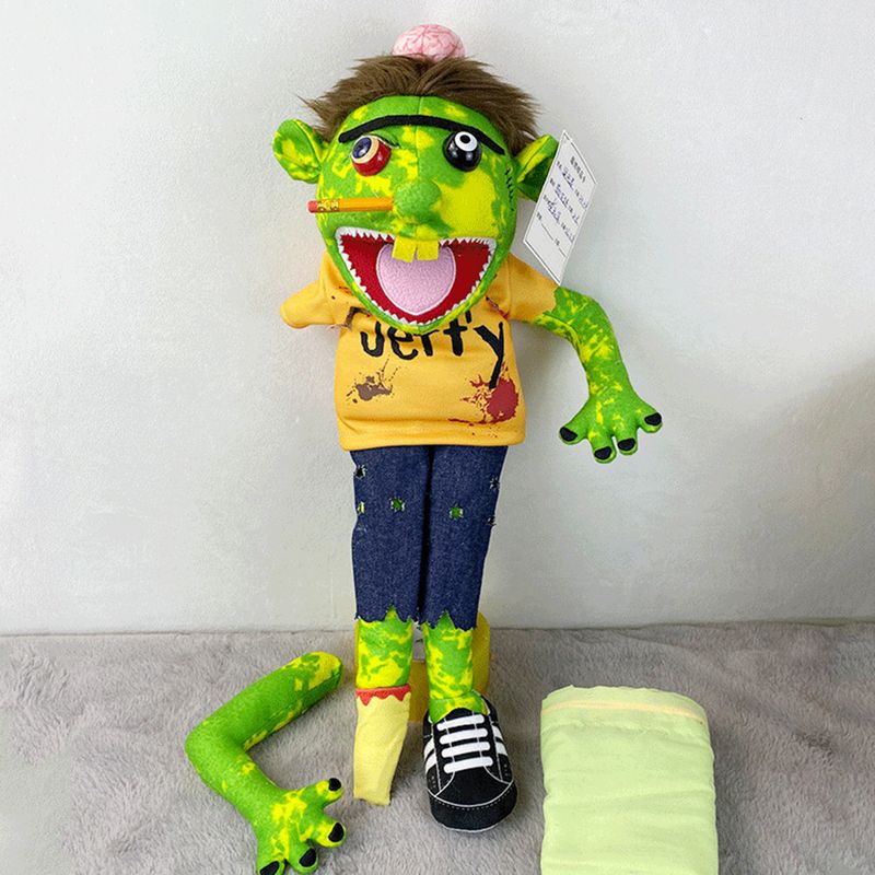 Jeffy Hand Puppet Toy With Tops Shoes Adventure Game Plushies Role-Play Toy Imaginative Pretend Play Storytelling Prop Halloween Christmas Gift_voghion.com