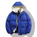 Men’s Winter Puffer Jacket –Trendy Oversized Hooded Coat With Thick Polyester Fill (Unisex Design, Zipper Closure, Water-Resistant For Cold Weather)_voghion.com