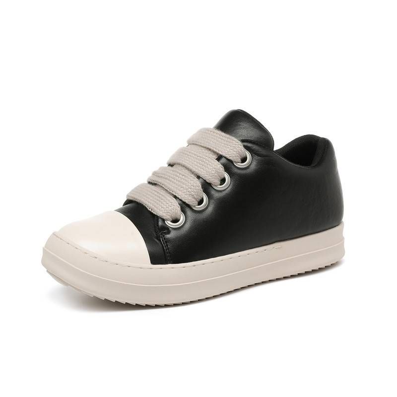 Damesschoenen Herfst- en winterbroodschoenen Kleine plankschoenen voor damesparen Snoepkleur Persoonlijkheid Vetwitte schoenen_voghion.com