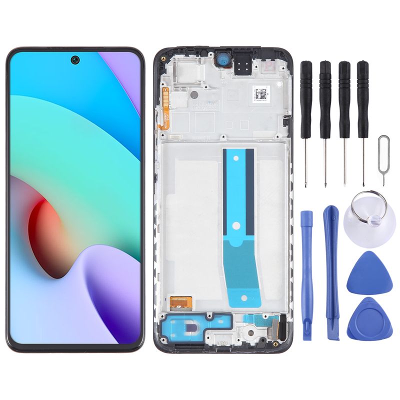 OLED Material LCD Screen For Xiaomi Redmi Note 11 4G Digitizer Full Assembly with Frame_voghion.com
