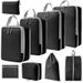 New diamond shaped compressed bag for business travel, classified storage of travel clothing, toiletries set_voghion.com