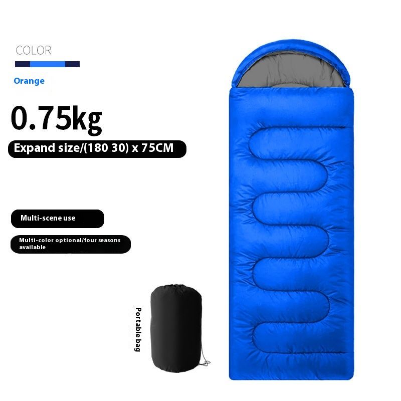 Sleeping Bag Adults, Autumn And Outdoor Thickened Cold-Proof Camping Double Office Quilt For Men In Winter_voghion.com