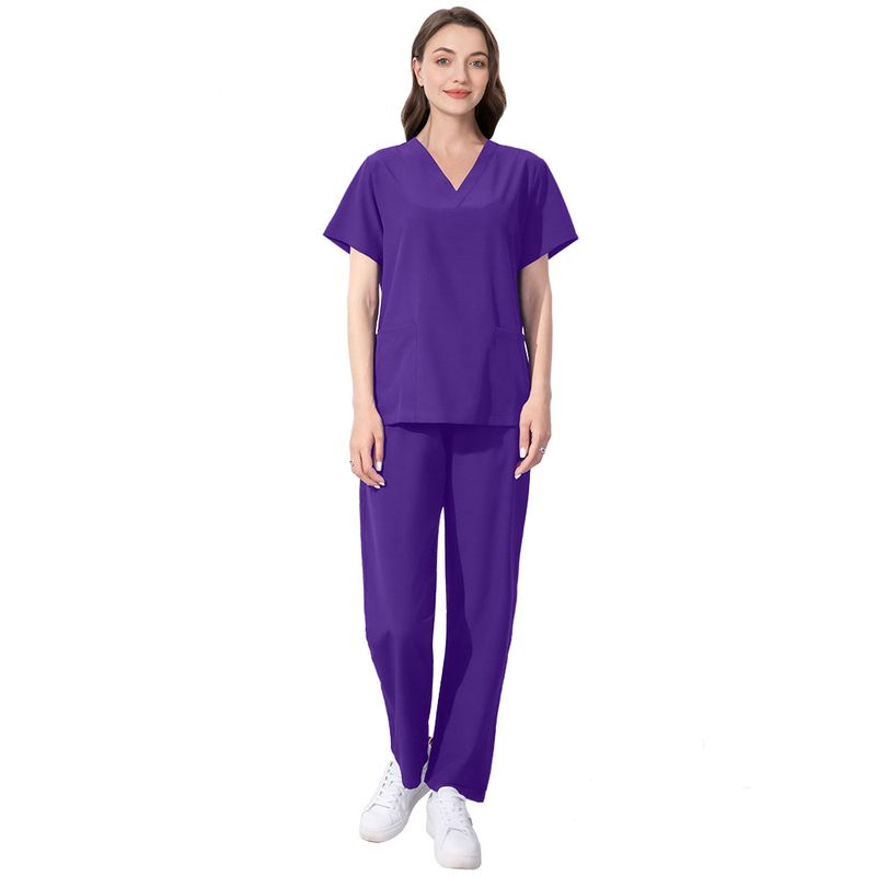 Camici medici ad asciugatura rapida per l'estate, uniformi chirurgiche sottili per donne, uniformi mediche estive traspiranti ed elastiche_voghion.com