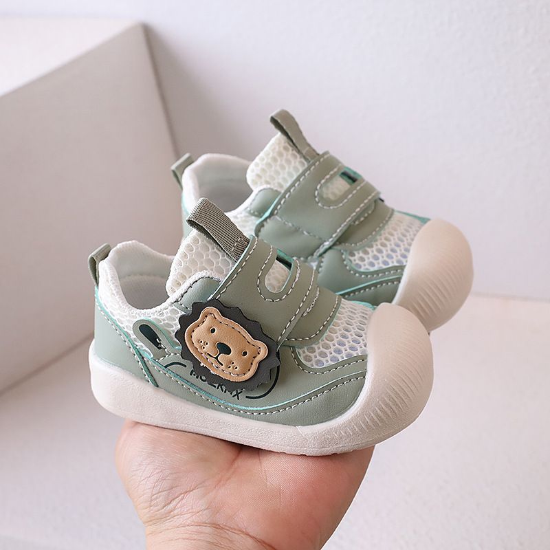 Kinderkleidung Baby Kleinkind Schuhe 2024 Sommer Einzelnetz Babyschuhe Babyschuhe Löwe Kinderschuhe Kaninchen Einzelschuhe_voghion.com