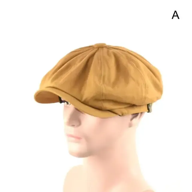 Fashion 1 Pcs Pure Cotton Octagonal Spring And Summer Women Beret Male Painter Popular Ivy Hat Men Fitted Newsboy_voghion.com
