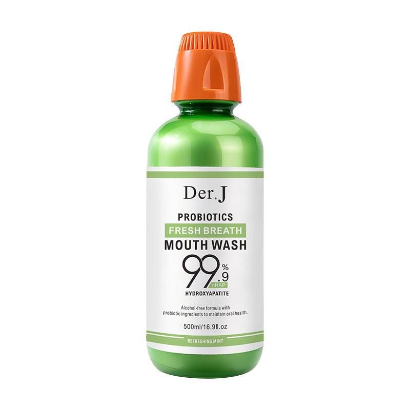 Der.j Probiotic Mouthwash - Fresh Breath, Oral Cavity Cleaning & Microbiome Balance_voghion.com