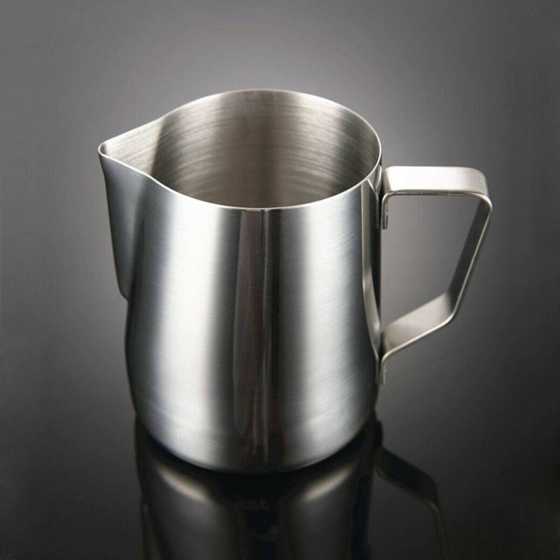 Kaffee-Milchaufschäumkrug, Edelstahl-Latte-Art-Messkrug, Kaffee-Latte-Aufschäumkunstkrug, Barista-Werkzeug, Kaffeezubehör_voghion.com