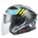 K20 Bluetooth Motorcycle Half Helmet With Dual Visor 3C Certified ABS Lightweight Helmet For Men & Women (Gloss Black/Matte Black/Gray/Silver/Blue)_voghion.com