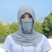 Masque de protection solaire d'été pour hommes, couverture intégrale du visage, cache-cou respirant en soie glacée, écharpe, bonnet, voile 3 en 1 pour le cyclisme_voghion.com