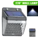 30 LED Solar Light PIR Motion Sensor Wall Light Outdoor Solar Lamp Waterproof Solar Powered Sunlight Street Lamp Garden Decor_voghion.com