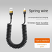 Spring 120W Super Fast Charging Data Type-C Compatible With IPhone Huawei Honor 6A Flash Charger Cable_voghion.com