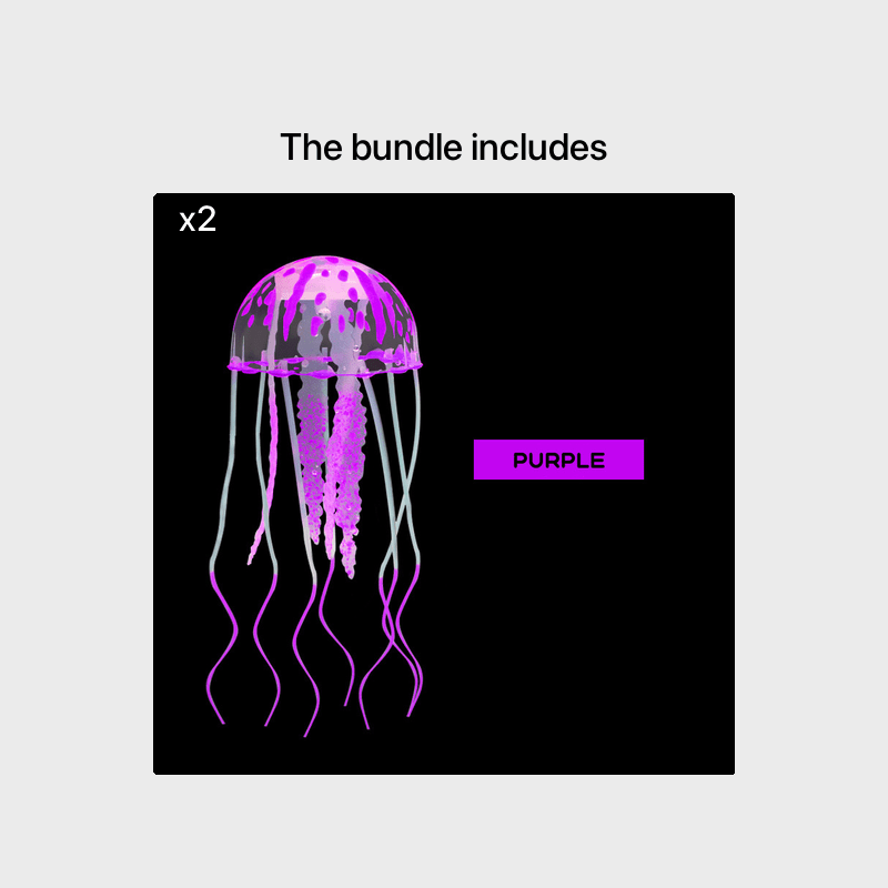 Glowing Silicone Fake Jellyfish Artificial Ornaments For Aquarium Fish Tanks Landscaping Decoration_voghion.com