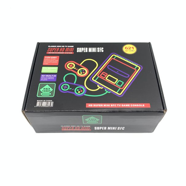 SFC621 Mini Game SNES NES HDMI HD TV Red And White Console Dual Player Built-in 621 Games_voghion.com