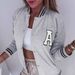Women's Clothing women's snap fastening baseball cap sweater jacket_voghion.com