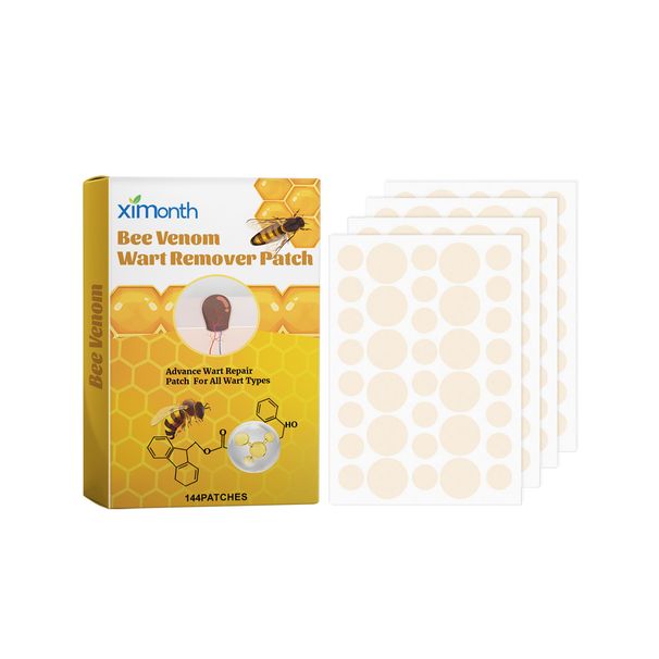 Le patch anti-verrues au venin d'abeille Ximonth nettoie en douceur la peau, éclaircit les granules, les grains de beauté, les verrues et lisse la peau_voghion.com