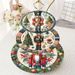 1 Set Wooden Christmas Nutcracker Tray DIY Compose Xtmas Tree Nutcracker Pattern For Christmas Party Table Top Deocr Xmas Gifts_voghion.com