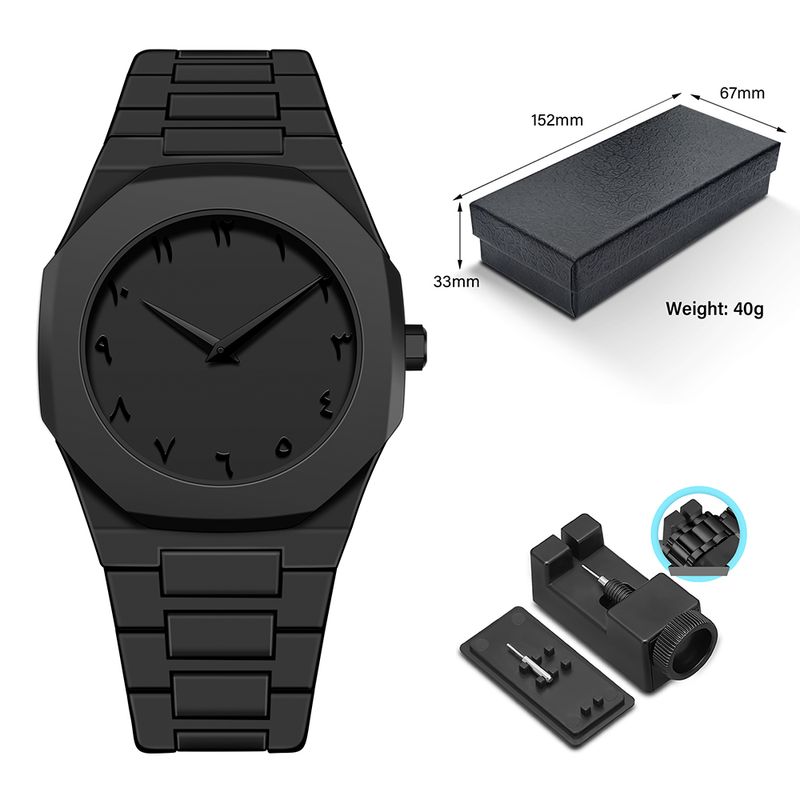 SHUAIKE 1142-4 Business Men's Watch Men's Quartz Watch Classic Fashion Round Watch Art Arabic Digital New Watch Men's Clock_voghion.com