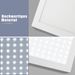 Glitzerlife LED Panel 120x30 Deckenleuchte - Deckenpanel Dimmbar Lang Büro Deckenlampe Mit Fernbedienung Flach 40W Schwarz Küchenlampe Tageslichtlampe_voghion.com