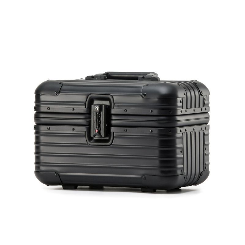 Premium All-Metal Aluminum Carry-On Luggage With TSA Lock - Ultra-Durable & Stylish 12" & 15" Travel Suitcase Lock Suitcase Metal Box For Boarding_voghion.com