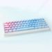 OEM Blue Enchantress PBT sidograverat transparent Nical-tangentbord_voghion.com