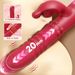 Vibrator Rabbit pentru femei, puternic punct G, telescopic, stimulator clitoridian rotativ, masturbator feminin, sexy pentru adulți_voghion.com