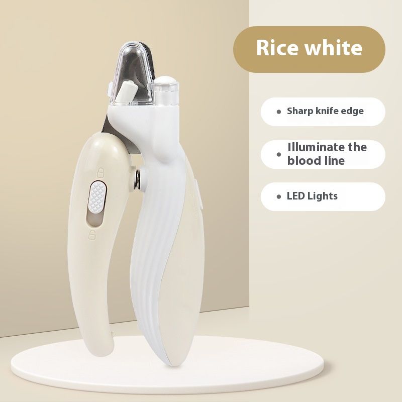 LED Anti Blood Position Pet Nail Grinder Cat Scissors Dog Light Clipper_voghion.com