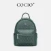 COCIO Designer-Tasche, neue Serie in Pfauengrün, kleiner, modischer und vielseitiger Damen-Freizeitrucksack, Verkaufsschlager_voghion.com