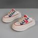 The A2025 Semi-drag Women's Summer Casual Mesh Breathable Slippers And Thin-soled Board Shoes Are Versatile_voghion.com