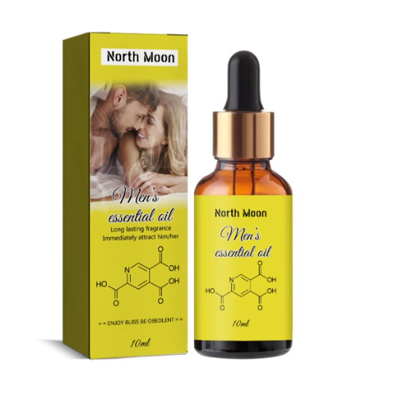 Ulei de corp cu feromoni North Moon, parfum natural proaspăt și de lungă durată, ulei esențial de parfum pentru bărbați și femei_voghion.com
