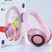 New PG373D Head mounted Bluetooth RGB Colorful 3D Sponge Insert Card Earphones_voghion.com