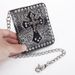 Men's Wallet Wallet Skull Snake Men's Bag Cross Rivet Punk Wallet_voghion.com