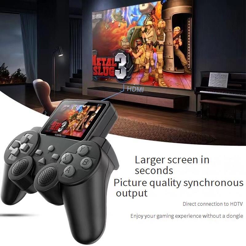 Video Game Consoles S10 New Handle Handheld Game Console Retro Nostalgic Mini Arcade 520 Games Two Player Game Console_voghion.com